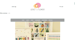 Desktop Screenshot of loveyourlingo.com